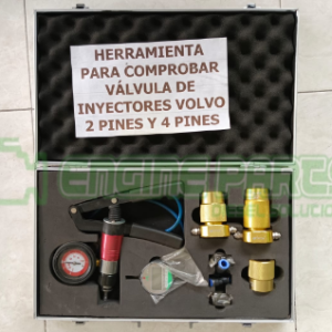 HERRAMIENTA PARA COMPROBAR VALVULA DE INYECTORES VOLVO 2 PINES Y 4 PINES